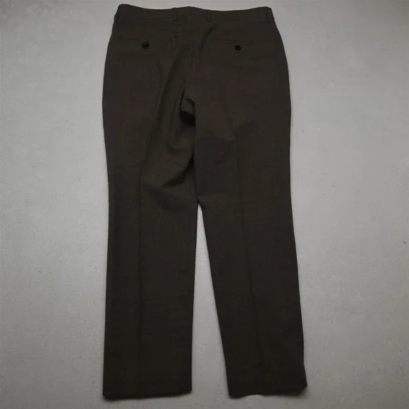 Express 38S 33x30 Brown Wool Extra Slim Soft Shoulder Mens Jacket Pants Suit